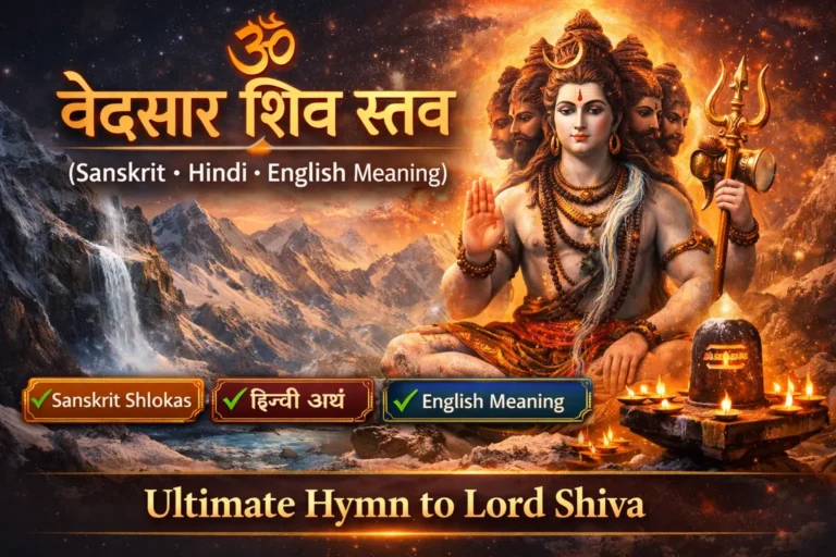 वेदसार शिव स्तव