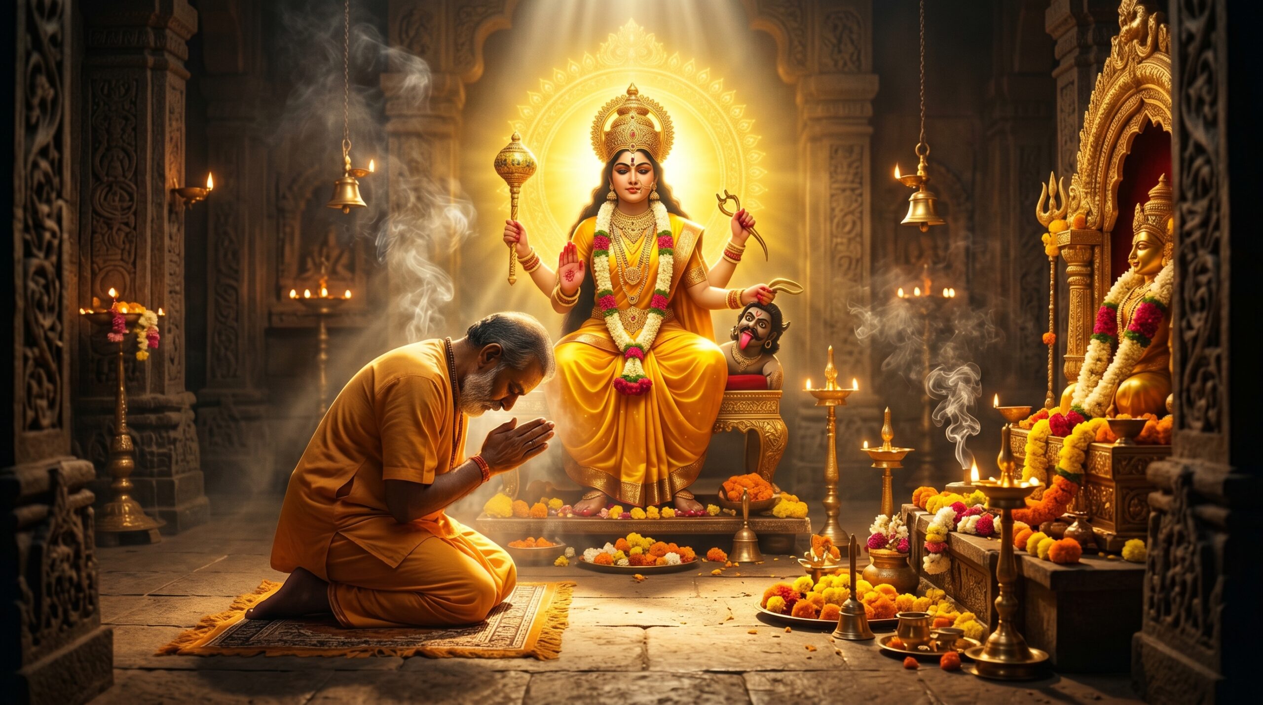हे माँ पीताम्बरा, हम आपको नमन करते हैं, आपको प्रणाम करते हैं।
आपकी कृपा बनी रहे, यही हमारी सबसे बड़ी प्रार्थना है।