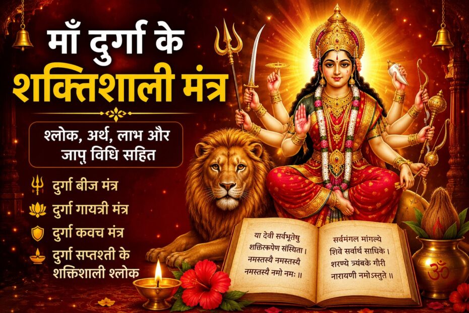 माँ दुर्गा के शक्तिशाली मंत्र | Maa Durga Mantra in Hindi