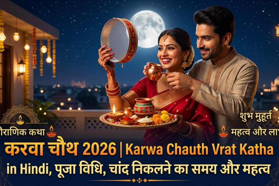 करवा चौथ 2026 व्रत कथा और पूजा विधि