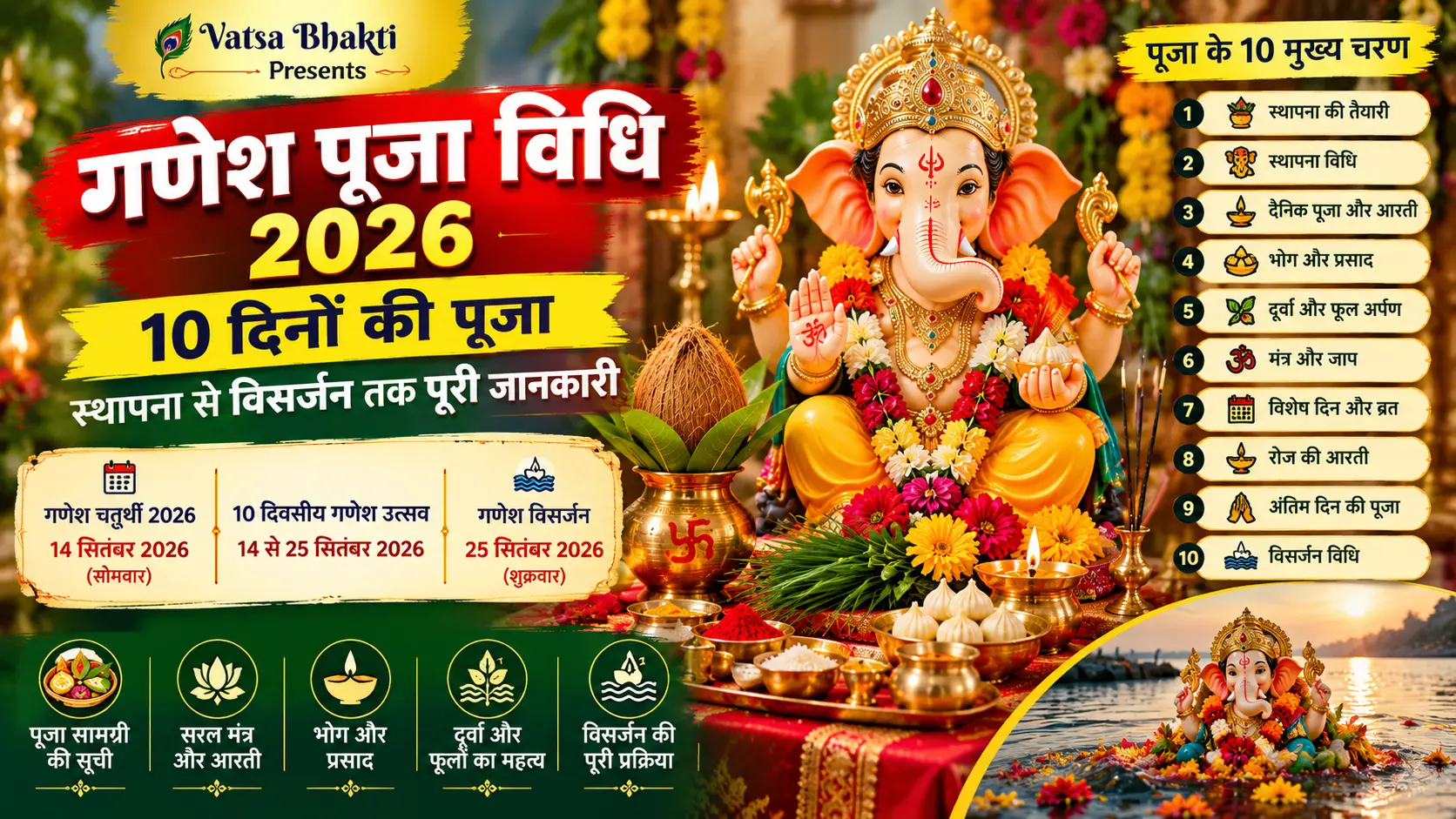 Ganesh Poojan Vidhi Vatsa Bhakti