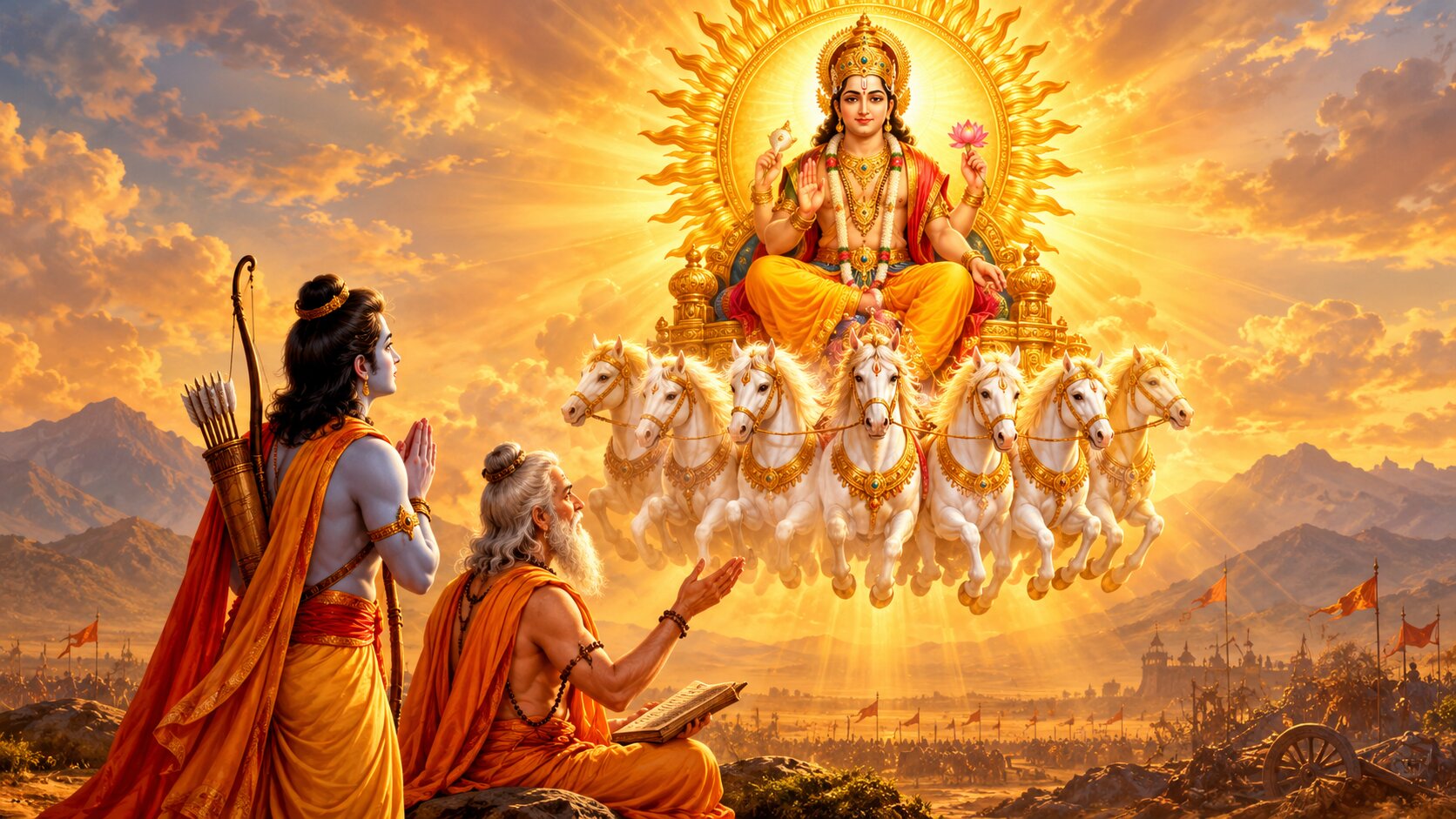 आदित्य हृदय स्तोत्र Aditya Hriday Stotra संपूर्ण पाठ, हिंदी अर्थ और पाठ विधि