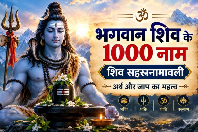 भगवान शिव के 1000 नाम और शिव सहस्रनामावली