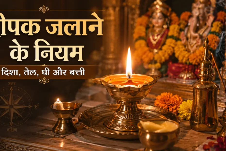दीपक जलाने के नियम