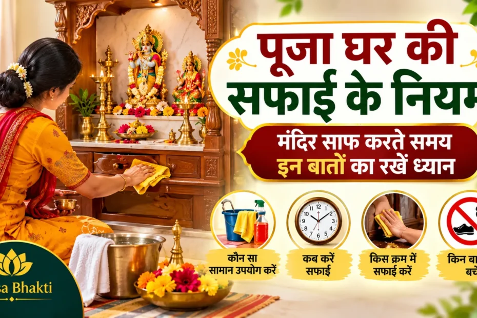 पूजा घर की सफाई के नियम, मंदिर साफ करते समय ध्यान रखने वाली जरूरी बातें