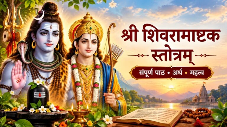 श्री शिवरामाष्टक स्तोत्रम्: संपूर्ण पाठ, अर्थ, महत्व और पाठ करने की विधि
