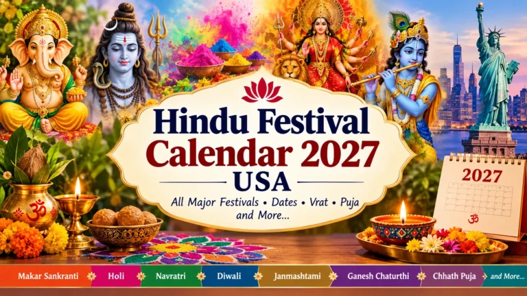 Hindu Festival Calendar 2027 USA