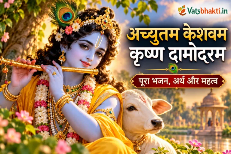 Achyutam Keshavam Krishna Damodaram – Lyrics, Meaning and Significance