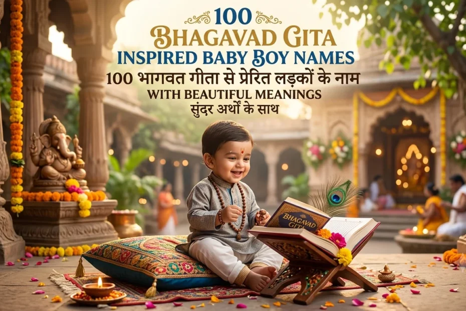 100 Bhagavad Gita Inspired Baby Boy Names With Meaning