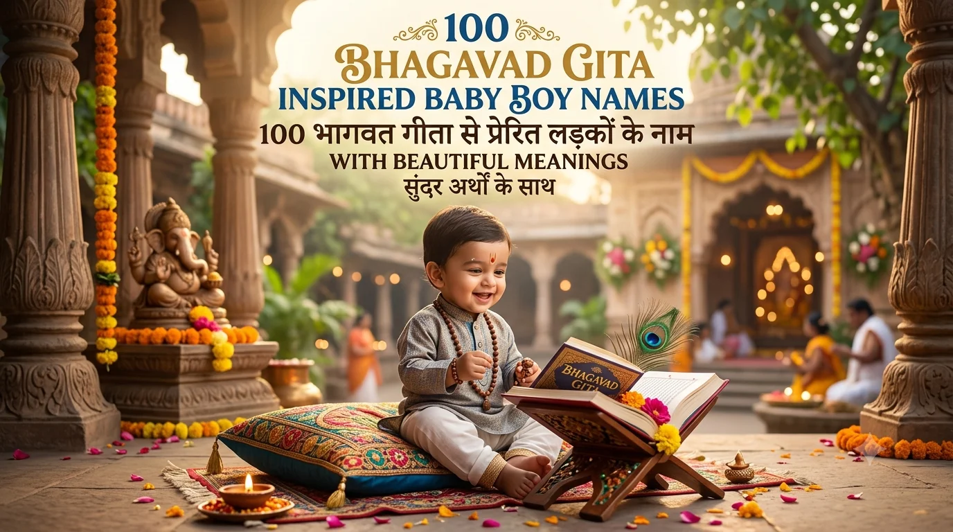 100 Bhagavad Gita Inspired Baby Boy Names With Meaning