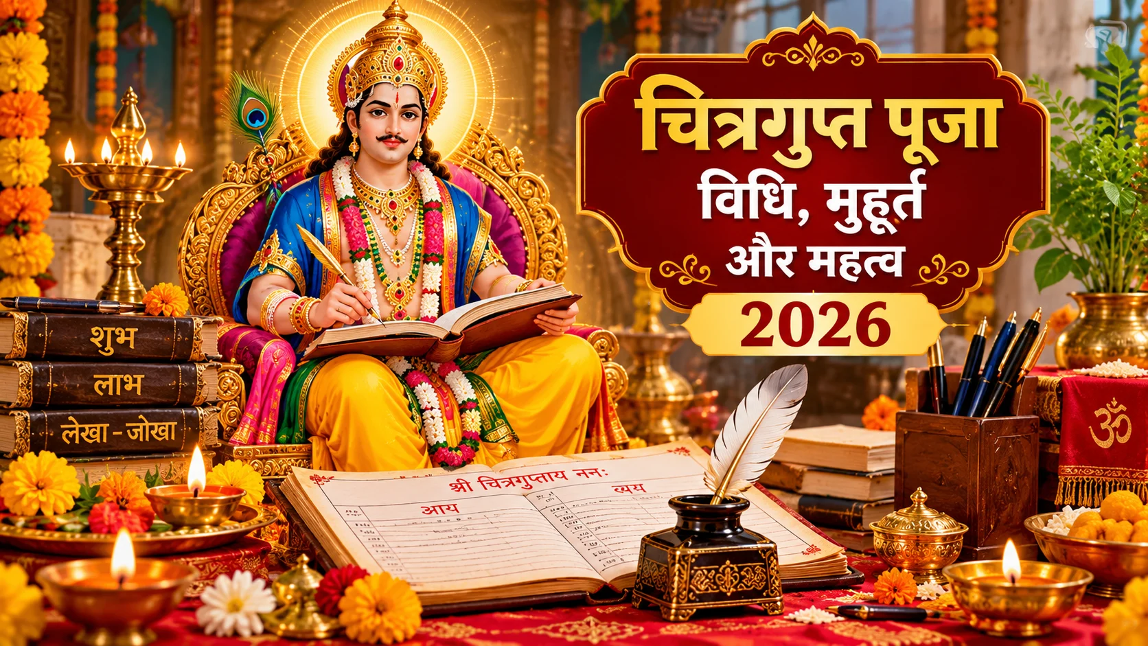 Chitragupta Puja 2026 – Vidhi, Muhurat Aur Mahatva