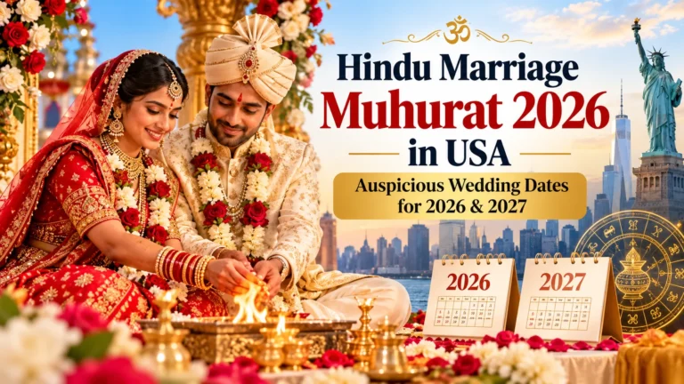 Hindu Marriage Muhurat 2026 in USA: Wedding Dates & 2027