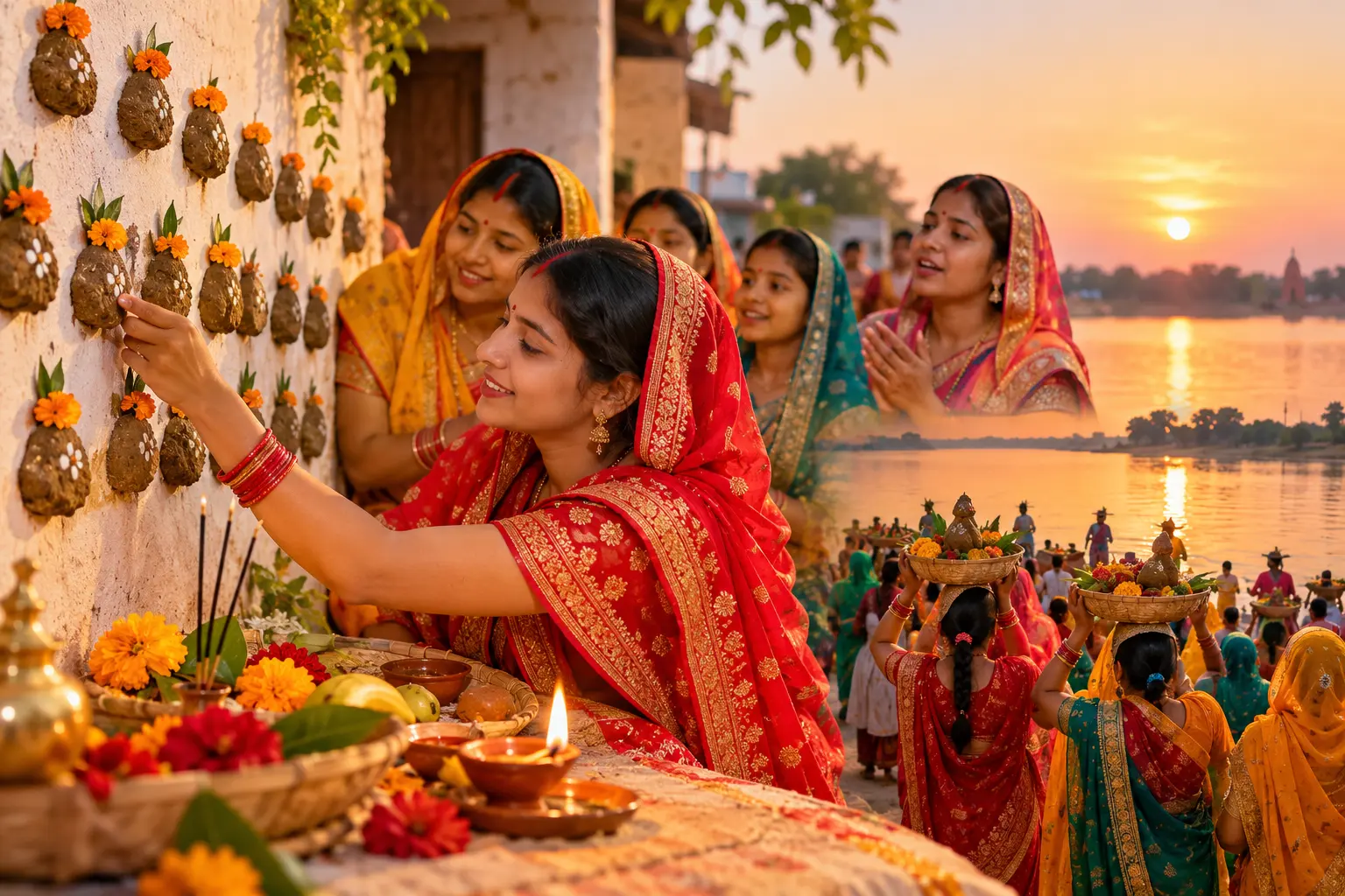 : Pidiya Festival in Purvanchal and Bihar 2026 – women performing traditional Pidiya Puja and rituals