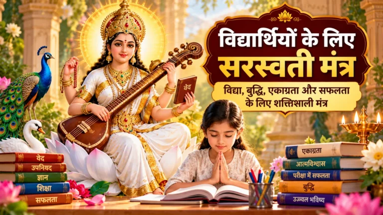 विद्यार्थियों के लिए सरस्वती मंत्र हिंदी में Saraswati Mantra for Students