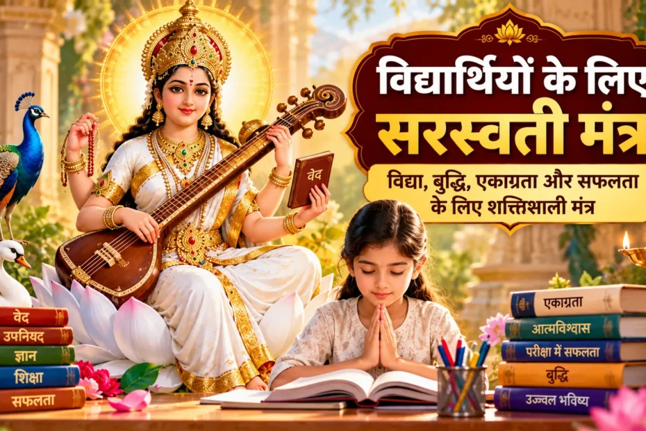 विद्यार्थियों के लिए सरस्वती मंत्र हिंदी में Saraswati Mantra for Students