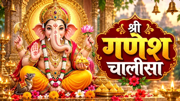 श्री गणेश चालीसा हिंदी में (Shri Ganesh Chalisa Lyrics in Hindi)